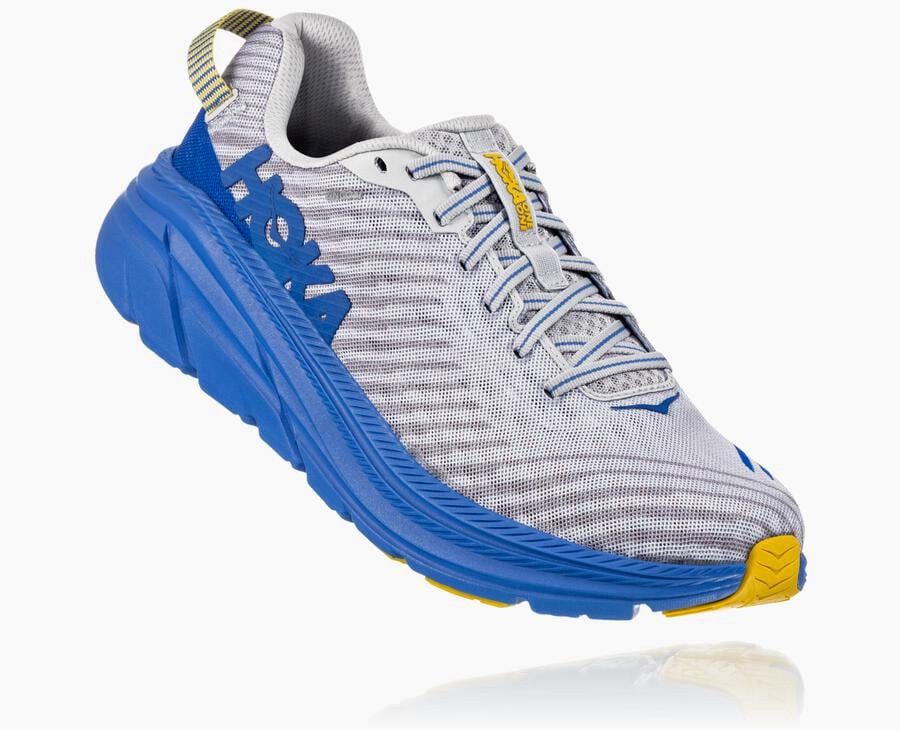 Hoka Mens Running Shoes NZ - Hoka One One Rincon Grey/Blue (TZP217906)